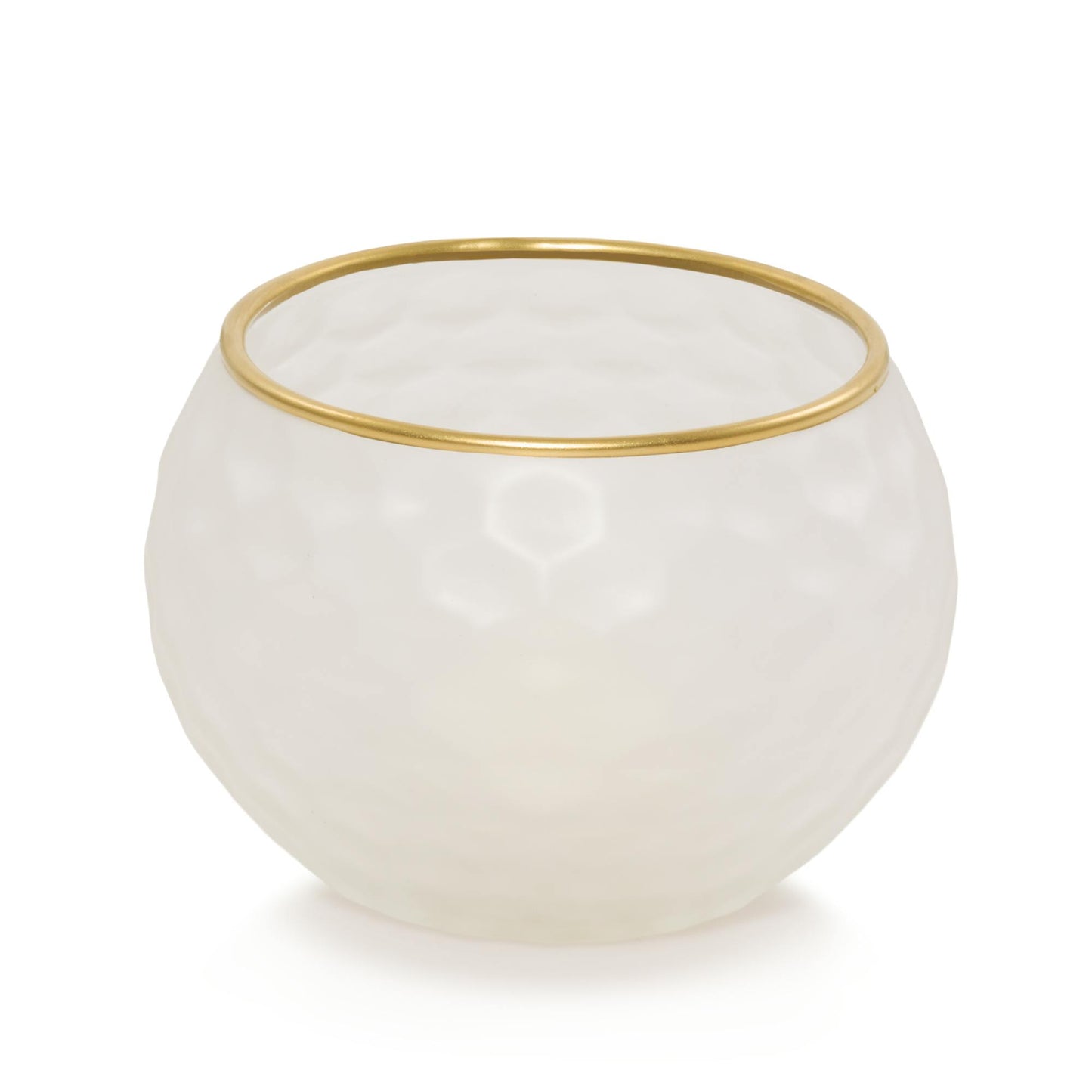 Frosted Honeycomb Tea Light Candle Holder