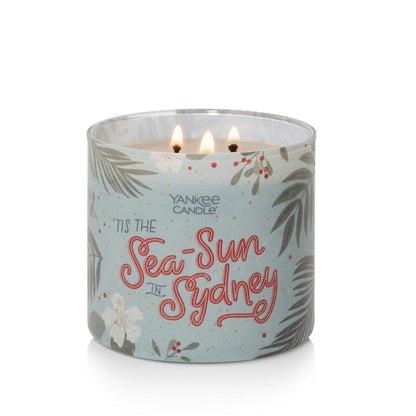 Passport to the Holidays Collection Tis the Sea-Sun in Sydney 3-Wick Candle