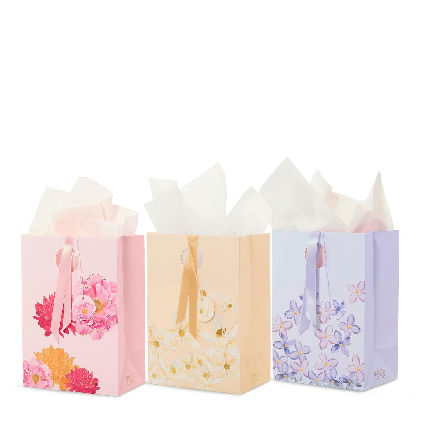 Peach Jasmine Floral Gift Bag