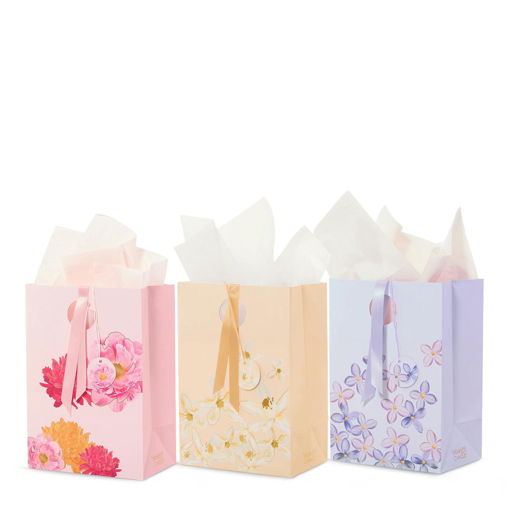 Purple Lilac Floral Gift Bag